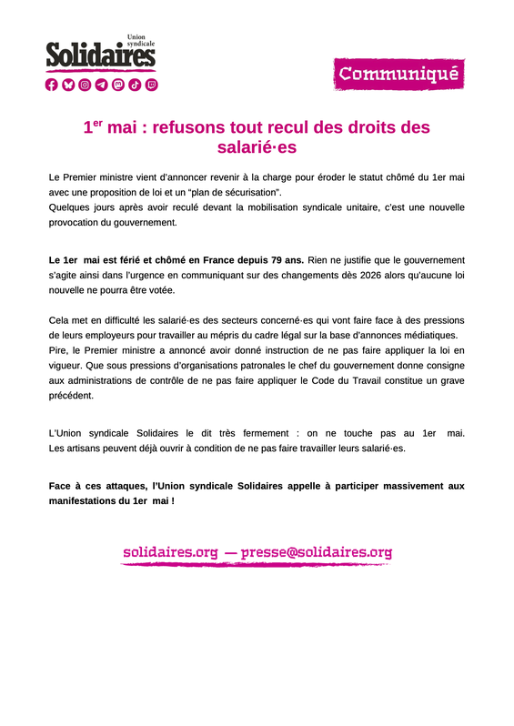CP Solidaires_1erMai_20260417