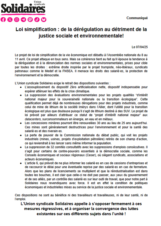 loi simplification