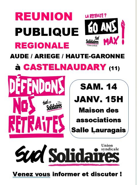 réunion publique